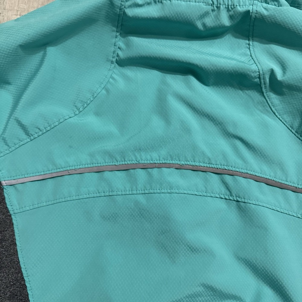 Avalanche Weather Shield Running Shell Full Zip Hooded Jacket Teal Women's Small - Picture 7 of 12